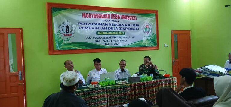 penyusunana rencana kerja pemerintah desa 2027